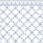 (image for) 1/2in Scale Dutch Tile Blue on White 3pc