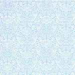 (image for) 1/2in Scale Wallpaper Blue Acorns on White 3pc