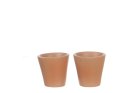 (image for) Small Resin Flower Pots 2pc