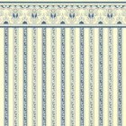 (image for) 1/2in Scale Wallpaper Regency Stripe 3pc