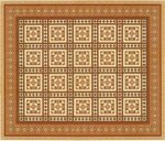 (image for) 1/2in Scale Wallpaper Victorian Floor Tiles 3pc