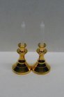 (image for) Candlestick Holder w/ Candles 2pc - Gold