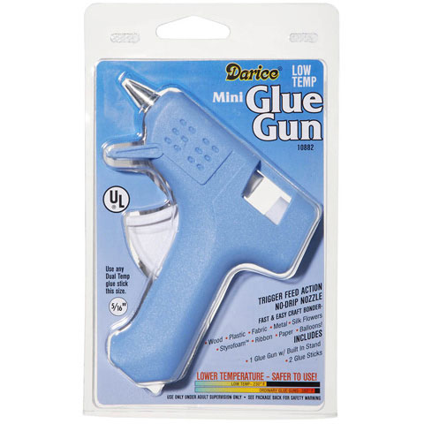 Mini Glue Gun Low Temp  Mary's Dollhouse Miniature Accessories