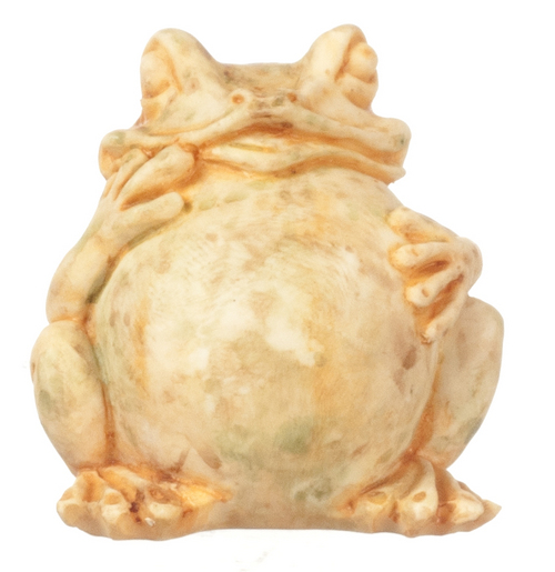 (image for) Garden Toad Statue - Tan - 3pc