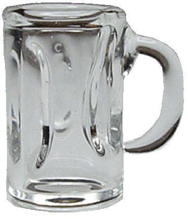 (image for) Glass Miniature Beer Stein