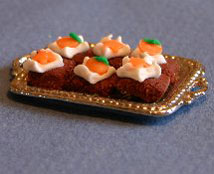 (image for) Vanilla Halloween Brownies