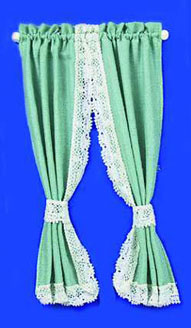 (image for) Curtain Tie Back Garden Green