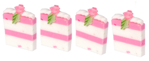 (image for) White Sliced Cake 4pc