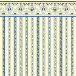 (image for) Wallpaper Regency Stripe Blue 3pc