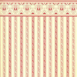 (image for) Wallpaper Regency Stripe Burgundy 3pc